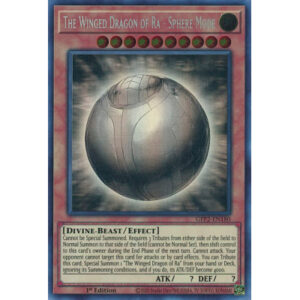 The Winged Dragon of Ra - Sphere Mode - Secret Rare, 1st Edition, Near-Mint