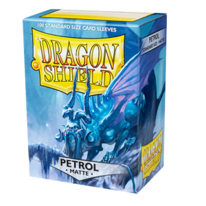 Dragon Shield Sleeves Top-Loading, Standard Size, Matte Petrol Pack of 100